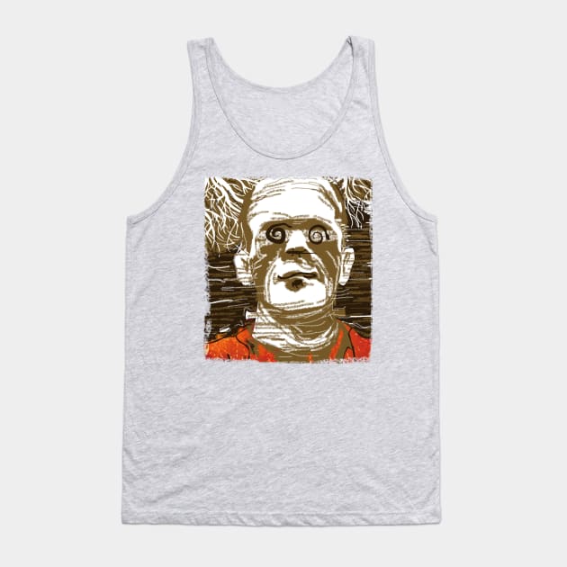 Mr. Frankenstein Tank Top by justduick